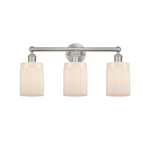 Hadley - 3 Light Bath Vanity In Art Deco Style-11.5 Inches Tall and 22.5 Inches Wide - 1289902