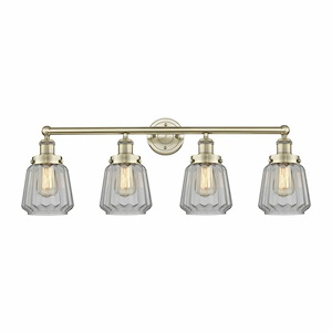 Chatham - 4 Light Bath Vanity In Industrial Style-10 Inches Tall and 33.5 Inches Wide - 1316907