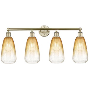 Brookhaven Almond - 4 Light Bath Vanity-15.25 Inch Tall and 33 Inch Wide - 1387839