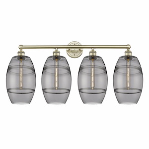 Vaz - 4 Light Bath Vanity In Industrial Style-12.13 Inches Tall and 35 Inches Wide - 1330378