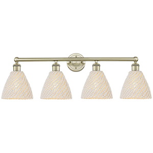 Bristol Natural - 4 Light Bath Vanity-11.75 Inch Tall and 34.5 Inch Wide - 1387802