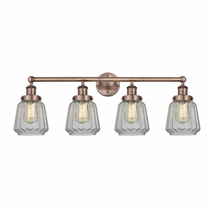 Chatham - 4 Light Bath Vanity In Industrial Style-10 Inches Tall and 33.5 Inches Wide - 1316907