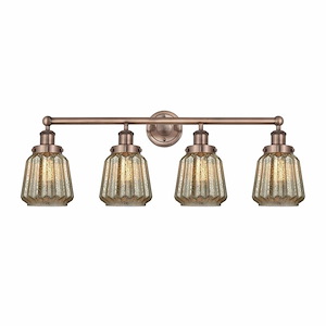 Chatham - 4 Light Bath Vanity In Industrial Style-10 Inches Tall and 33.5 Inches Wide - 1316907