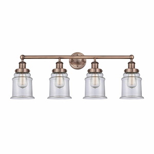 Canton - 4 Light Bath Vanity In Industrial Style-12.75 Inches Tall and 33 Inches Wide - 1316906