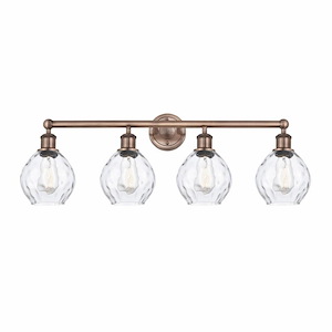 Waverly - 4 Light Bath Vanity In Industrial Style-11 Inches Tall and 33 Inches Wide - 1316899