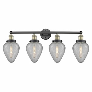 Geneseo - 4 Light Bath Vanity In Industrial Style-11.5 Inches Tall and 33 Inches Wide - 1289937