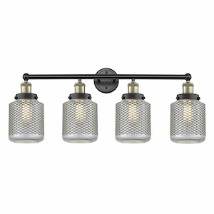 Stanton - 4 Light Bath Vanity In Industrial Style-11.5 Inches Tall and 33 Inches Wide - 1290075