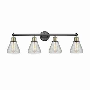 Conesus - 4 Light Bath Vanity In Industrial Style-12.5 Inches Tall and 33 Inches Wide - 1316890