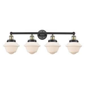 Oxford - 4 Light Bath Vanity In Industrial Style-10 Inches Tall and 33.5 Inches Wide - 1289941