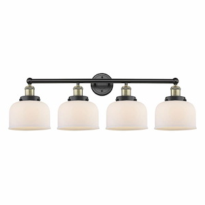 Bell - 4 Light Bath Vanity with 8 Inch Glass In Modern Style-10 Inches Tall and 33.5 Inches Wide - 1289976
