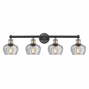 Fenton - 4 Light Bath Vanity In Industrial Style-10 Inches Tall and 33.5 Inches Wide - 1316851