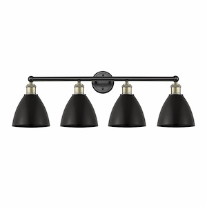 Metal Bristol - 4 Light Bath Vanity In Industrial Style-12 Inches Tall and 34.5 Inches Wide - 1316874