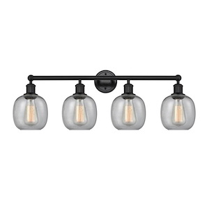 Belfast - 4 Light Bath Vanity In Industrial Style-11.5 Inches Tall and 33 Inches Wide - 1289927