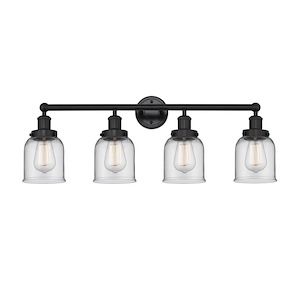 Bell - 4 Light Bath Vanity with 5 Inch Glass In Modern Style-10 Inches Tall and 33.5 Inches Wide - 1290017