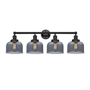 Bell - 4 Light Bath Vanity In Industrial Style-10 Inches Tall and 33.5 Inches Wide - 1290019