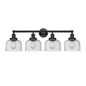 Bell - 4 Light Bath Vanity In Industrial Style-10 Inches Tall and 33.5 Inches Wide - 1290006
