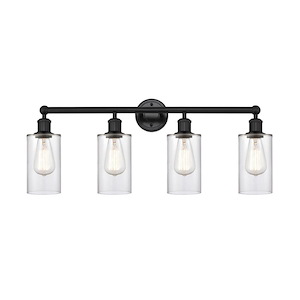 Clymer - 4 Light Bath Vanity In Art Deco Style-11.38 Inches Tall and 30.88 Inches Wide - 1290079