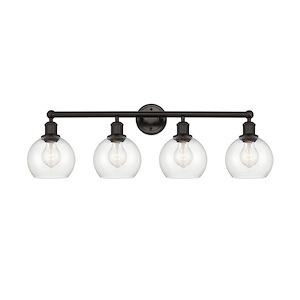 Athens - 4 Light Bath Vanity In Industrial Style-10.63 Inches Tall and 33 Inches Wide - 1289932