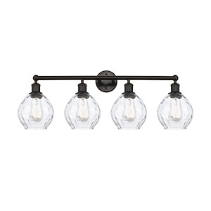 Waverly - 4 Light Bath Vanity In Industrial Style-11 Inches Tall and 33 Inches Wide - 1289969