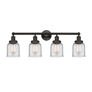 Bell - 4 Light Bath Vanity with 5 Inch Glass In Modern Style-10 Inches Tall and 33.5 Inches Wide - 1290017