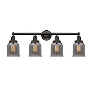 Oxford - 4 Light Bath Vanity In Industrial Style-10 Inches Tall and 33.5 Inches Wide - 1289941