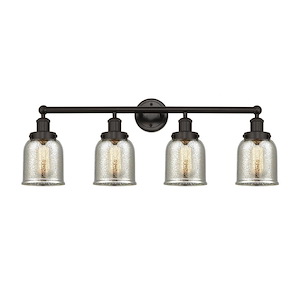 Bell - 4 Light Bath Vanity In Industrial Style-10 Inches Tall and 33.5 Inches Wide - 1289945