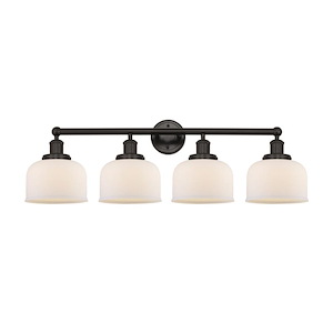 Bell - 4 Light Bath Vanity with 8 Inch Glass In Modern Style-10 Inches Tall and 33.5 Inches Wide - 1289976