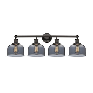 Bell - 4 Light Bath Vanity In Industrial Style-10 Inches Tall and 33.5 Inches Wide - 1290019