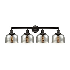 Bell - 4 Light Bath Vanity In Industrial Style-10 Inches Tall and 33.5 Inches Wide - 1289971