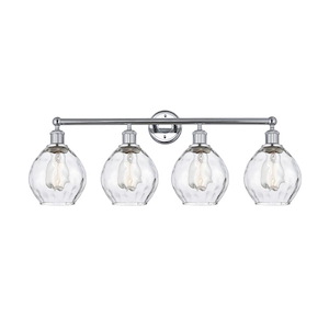 Waverly - 4 Light Bath Vanity In Industrial Style-11 Inches Tall and 33 Inches Wide - 1289969