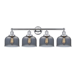 Bell - 4 Light Bath Vanity In Industrial Style-10 Inches Tall and 33.5 Inches Wide - 1290019
