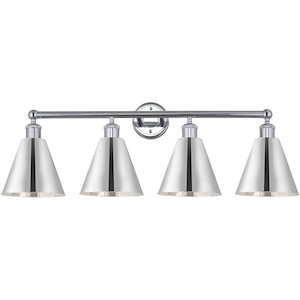 Berkshire Metal - 4 Light Bath Vanity-12.25 Inch Tall and 35 Inch Wide - 1426765
