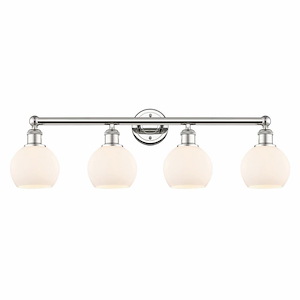 Athens - 4 Light Bath Vanity In Industrial Style-10.63 Inches Tall and 33 Inches Wide - 1316853
