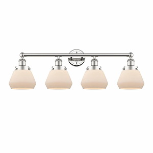 Fulton - 4 Light Bath Vanity In Industrial Style-10 Inches Tall and 33.5 Inches Wide - 1316883