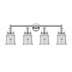 Canton - 4 Light Bath Vanity In Industrial Style-12.75 Inches Tall and 33 Inches Wide - 1316906