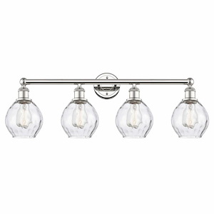 Waverly - 4 Light Bath Vanity In Industrial Style-11 Inches Tall and 33 Inches Wide - 1316899