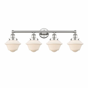 Oxford - 4 Light Bath Vanity In Industrial Style-10 Inches Tall and 33.5 Inches Wide - 1316888