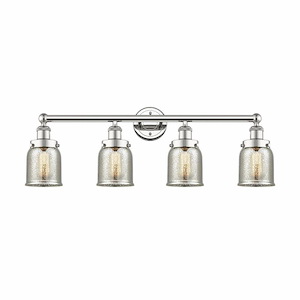 Bell - 4 Light Bath Vanity with 5 Inch Glass In Modern Style-10 Inches Tall and 33.5 Inches Wide - 1290017