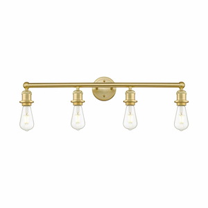 Edison - 4 Light Bath Vanity In Modern Style-6 Inches Tall and 27 Inches Wide - 1311351