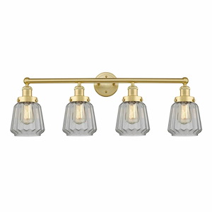 Chatham - 4 Light Bath Vanity In Modern Style-10 Inches Tall and 33.5 Inches Wide - 1289966