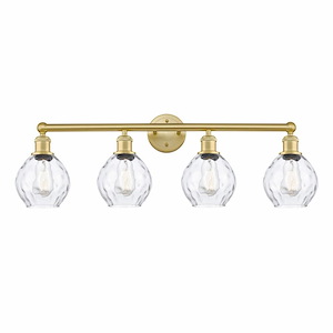 Waverly - 4 Light Bath Vanity In Industrial Style-11 Inches Tall and 33 Inches Wide - 1316899