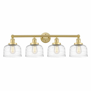 Bell - 4 Light Bath Vanity with 8 Inch Glass In Modern Style-10 Inches Tall and 33.5 Inches Wide - 1289976