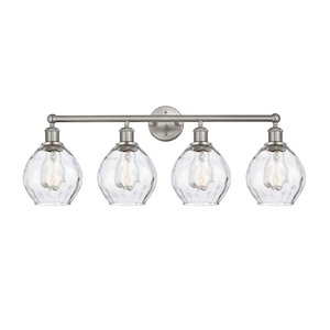 Waverly - 4 Light Bath Vanity In Industrial Style-11 Inches Tall and 33 Inches Wide - 1289969
