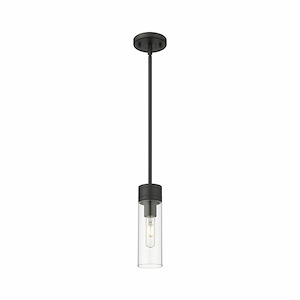 Boreas - 1 Light Stem Hung Mini Pendant-10 Inch Tall and 3 Inch Wide - 1364648