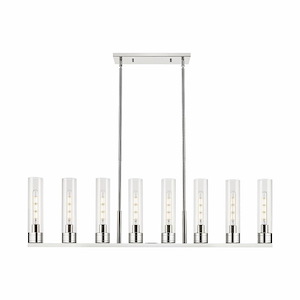 Boreas - 8 Light Stem Hung Island-13.75 Inch Tall and 48 Inch Wide - 1375768