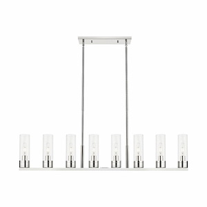 Boreas - 8 Light Stem Hung Island-10.75 Inch Tall and 48 Inch Wide - 1375769