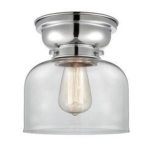 Aditi - 1 Light Bell Flush Mount In IndustrialStyle-7.88 Inches Tall and 8 Inches Wide - 1266292