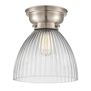 Seneca Falls - 1 Light Flush Mount In Traditional Style-9.4 Inches Tall and 9.5 Inches Wide - 1290009