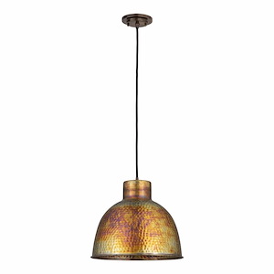 Charita - 1 Light Cord Hung Pendant-14 Inch Tall and 14 Inch Wide - 1364547