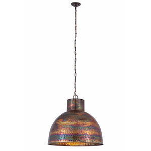 Charita - 3 Light Chain and Cord Hung Pendant-24 Inch Tall and 24 Inch Wide - 1376803
